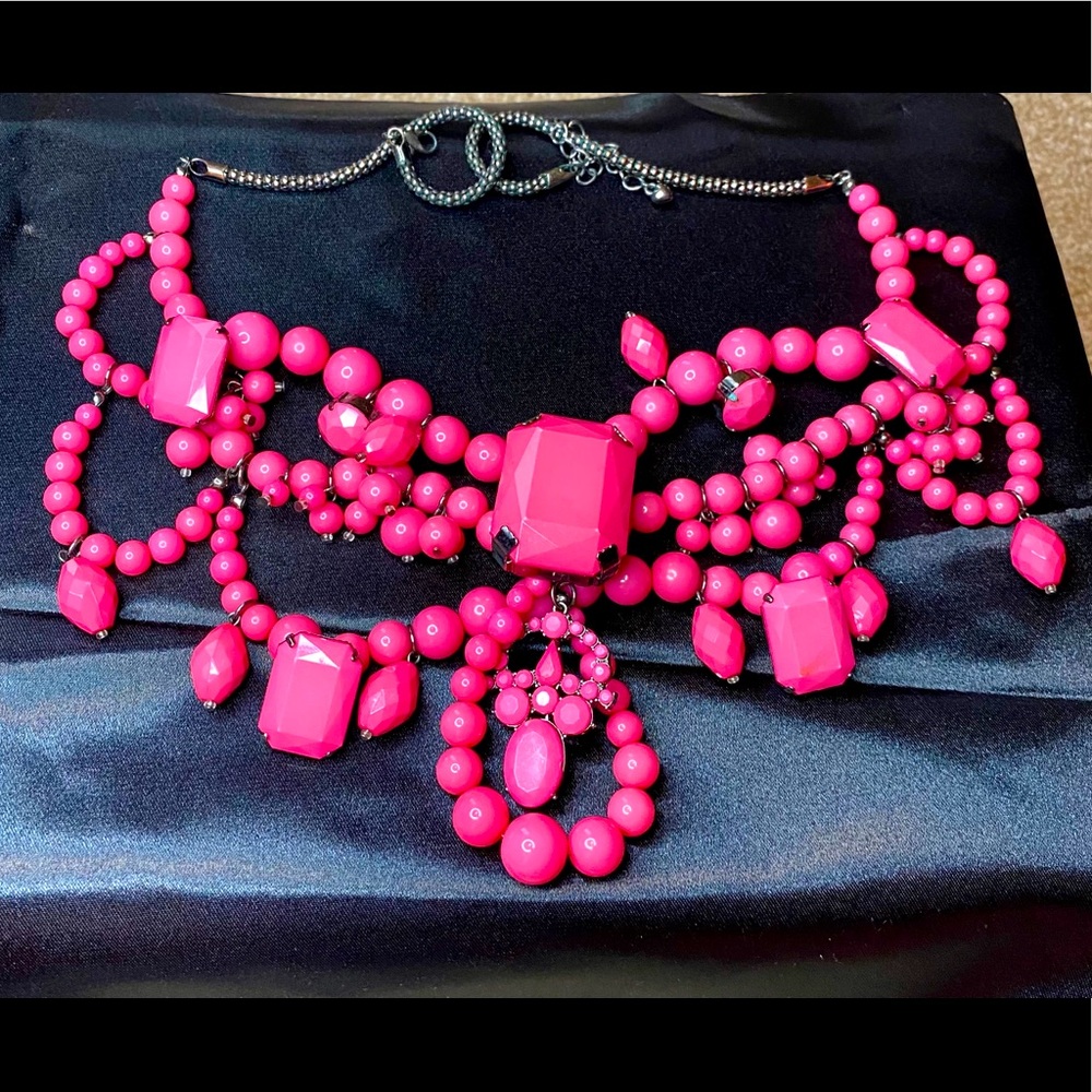 Pink Beaded Necklace